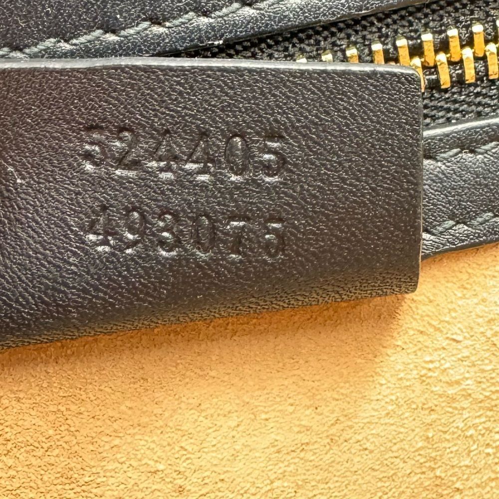 Auth Gucci Black Velvet GG Monogram Sherry Line Small Sylvie Shoulder Bag - Picture 16 of 16